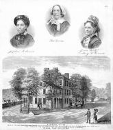 Josephine Currier, Olive Currier, Mary Currier, Judge Ebenezer Currier, Athens County 1875